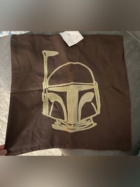 NWT Pottery Barn Kids Boba Fett Bedding Decorative Sham 20” x 20”